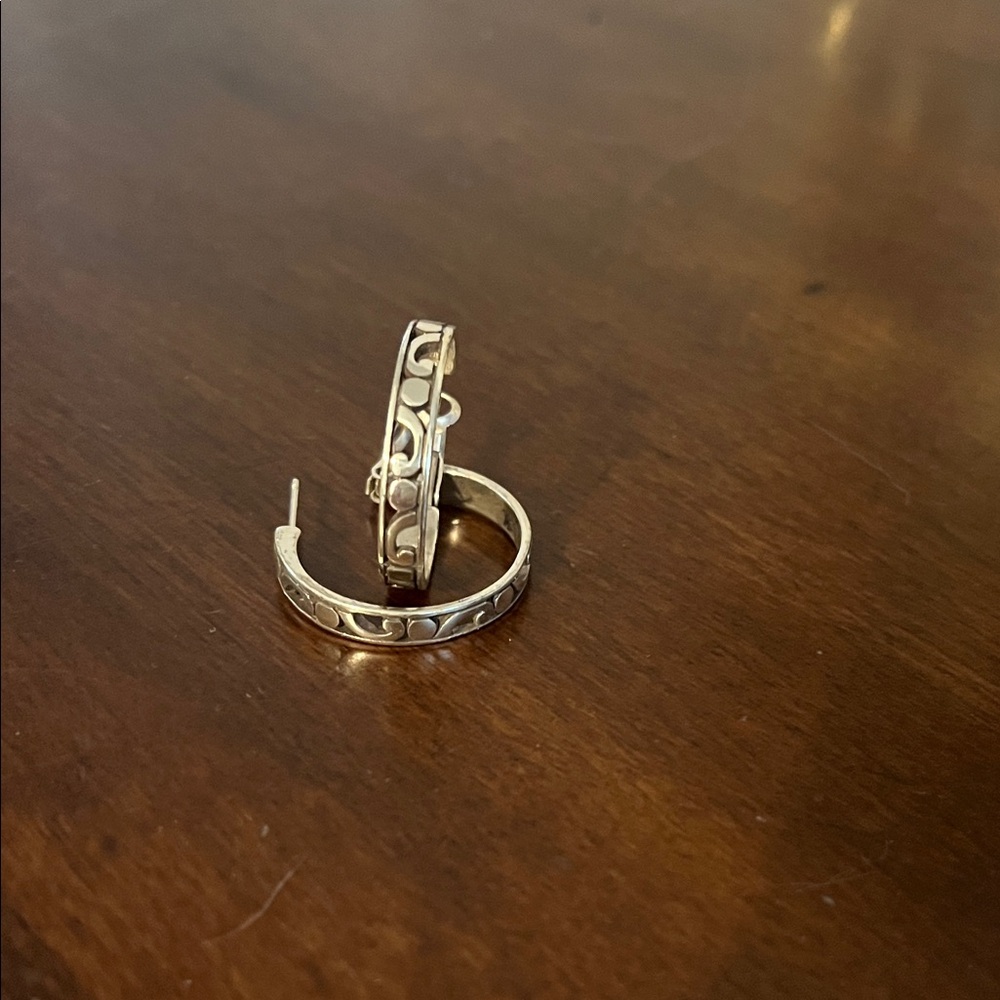Brighton Elegant Gold Hoop Earrings